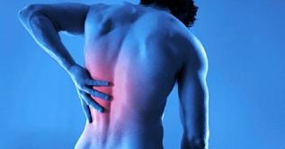 the treatment of pain in the back