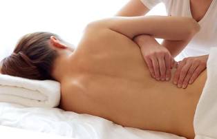 the back pain after delivery massage